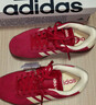 adidas「T頭鞋」VL COURT BOLD厚底增高休閑板鞋德訓鞋女阿迪達斯   淺猩紅/暖香草色   36.5 曬單實(shí)拍圖