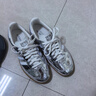 阿迪達斯 （adidas）三葉草 七夕禮物女子 SAMBA OG W 休閑鞋 JR0035 金屬銀 38.5 曬單實(shí)拍圖