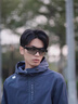 佐森眼鏡騎行近視套鏡男款變色防紫外線(xiàn)運動(dòng)太陽(yáng)墨鏡 黑框【淺灰變灰】 曬單實(shí)拍圖
