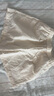無印良品（MUJI）女式 漢麻 棉 輕便短褲 褲子女款休閑褲 25年夏季 女裝BE1W0C5S 象牙色條紋 M （160/66A） 曬單實(shí)拍圖