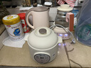 美的（Midea）電燉鍋電蒸鍋 煮粥嬰兒輔食鍋專用燉湯盅煲湯鍋輔食鍋燉盅1L隔水燉 蒸燉一體多功能鍋 MD-DZE1068 曬單實(shí)拍圖