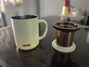 膳魔師（THERMOS）保溫杯400ml帶茶濾男女泡茶咖啡水杯學(xué)生教師節(jié)禮物TEMC青提茉莉 曬單實(shí)拍圖