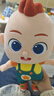 寶寶巴士玩具寶貝赳赳jojo玩偶正版1-3歲毛絨公仔男孩女孩幼兒童生日禮物 【寶貝赳赳】背帶褲公仔 曬單實(shí)拍圖