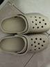 名創(chuàng)優(yōu)品（MINISO）洞洞鞋女男夏季外穿沙灘涼鞋防滑厚底踩屎感包頭涼拖鞋骨白38-39 曬單實(shí)拍圖