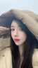 妍莉芬（yanlifen）羽絨棉服女冬季2025新款短款小個(gè)子羽棉襖絨服加厚洋氣棉衣外套女 美拉德白 M 【推薦105-120斤】 曬單實(shí)拍圖