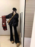 韓璐嬌（hanlujiao）羽絨棉服女2025年冬季新款韓版寬松加厚小個(gè)子洋氣時(shí)尚棉衣外套女 黑色 M 曬單實(shí)拍圖