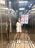 靖話(huà)潮牌老爹鞋女2025春夏季新款小個(gè)子增高6cm休閑鞋百搭厚底運動(dòng)鞋 米白色 37 (235mm) 曬單實(shí)拍圖