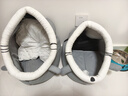 貝初眾貓窩保暖冬季半封閉式狗窩小型犬夏季貓屋大號四季通用貓窩幼貓床 龍貓款-40*40*32cm【建議15斤內】 窩墊兩用 分離可拆洗 曬單實(shí)拍圖