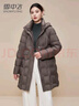 雪中飛（SNOWFLYING）媽媽裝羽絨服女士2025冬季新款時(shí)尚中長(cháng)款休閑保暖寬松外套 曬單實(shí)拍圖