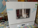 GORGENOX歌嘉諾6套洗碗機臺式免安裝一級水效可壁掛熱風(fēng)烘干uv除菌三臂勁洗可手動(dòng)加水DW6-D50A 曬單實(shí)拍圖