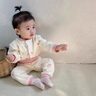 婧麒（JOYNCLEON）兒童保暖內衣套裝嬰兒秋衣加厚夾棉男女寶寶秋褲兒童秋冬純棉衣服 粉色蝴蝶結 80 cm 曬單實(shí)拍圖