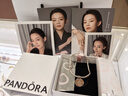潘多拉（PANDORA）[陳麗君同款]讓愛盛開手鏈套裝銀色精致小眾新品七夕禮物送女友 銀色 19CM 曬單實拍圖