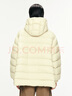 JNBY/江南布衣冬羽絨服女寬松白鴨絨連帽輕薄外套中長(cháng)款5O0C12160 748/淺豆黃 XS 曬單實(shí)拍圖