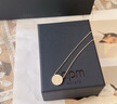APM MonacoSoleil時尚金黃色星羅盤項鏈圓形吊墜禮物送女友 曬單實拍圖