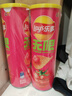 樂事（Lay's）無限薯片 鮮濃番茄味 104克*2罐 208克 休閑零食 膨化食品 曬單實拍圖