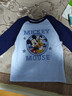 迪士尼童裝兒童純棉長(cháng)袖卡通可愛(ài)女童上衣衛衣2025春秋新款男孩打底衫 曬單實(shí)拍圖
