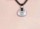 中國黃金（CHINA GOLD）足銀項(xiàng)鏈男女款小胖福吊墜平安鎖掛墜情人節(jié)生日禮物送女友愛人 【今/次日達(dá)】小胖福項(xiàng)鏈-黑繩 曬單實(shí)拍圖