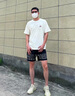 宇橋敘椰子鞋350滿天星莆田男鞋新款透氣休閑鞋運(yùn)動(dòng)跑步情侶鞋子男 白黃雛菊【純?cè)姹尽?42 碼 曬單實(shí)拍圖