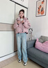 鴨鴨（YAYA）羽絨服女冬季2025新款時(shí)尚小個(gè)子連帽泡芙云感短款輕暖感外套 黑色 S (155) 曬單實(shí)拍圖