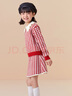 巴拉巴拉女童拜年服兒童紅色童裝千鳥格春季兩件套208124104005 曬單實拍圖