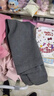 明豆皇兒童棉褲加絨加厚男童女童保暖褲寶寶高腰打底內穿護膝絨褲子秋冬季 女童中灰(中厚款) 170cm(褲長(cháng)95cm) 曬單實(shí)拍圖
