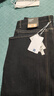 HLA海瀾之家牛仔褲男25秋山不在高系列黑牛直筒褲子男 曬單實(shí)拍圖
