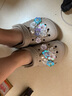 卡駱馳crocs洞洞鞋貝雅男鞋女鞋輕便耐磨一腳蹬拖鞋休閑鞋|10126 卵石色-2V3 36 /37(220mm) 曬單實拍圖