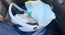 怡戈（Ekobebe）新生嬰兒提籃式兒童安全座椅汽車(chē)用寶寶便攜搖籃車(chē)載手提籃 黑綠 曬單實(shí)拍圖