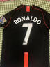 曼聯(lián)07-08黑色球衣7號C羅長(cháng)袖足球服復古服英超10號魯尼套裝 Q 短袖套裝 0708曼聯(lián)客場(chǎng) 定制可留言 L碼 身高173-183cm 曬單實(shí)拍圖