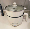 九陽(yáng)（Joyoung）電煮鍋電熱鍋小電鍋宿舍電炒鍋學(xué)生寢室2.5L泡面電火鍋多功能鍋【蒸籠款】HG25-G211S 曬單實(shí)拍圖