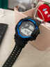 光影時(shí)刻（TIMELESS MOMENT）電子手表男學(xué)生兒童表男孩潮流百搭夜光鬧鐘青少年運動(dòng)初中男童表 時(shí)尚黑藍【鬧鐘秒表+夜光】 曬單實(shí)拍圖