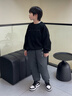 雅鹿兒童羽絨褲男童女童寶寶外穿2025新款加厚冬季中大童褲子外褲長褲 灰色 130 曬單實(shí)拍圖
