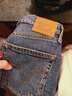 Levi's【商場(chǎng)同款】李維斯25年新款女士高腰直筒牛仔褲72693 中藍色 26 (29) 曬單實(shí)拍圖