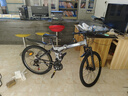 鳳凰（Phoenix）山地自行車折疊成人變速雙減震學(xué)生兒童單車方程虎 消灰24速 26寸 曬單實拍圖