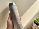 Stanisic德國品牌純鈦保溫杯男女士車載便攜商務(wù)茶水分離水杯子高檔禮物 大冰花銀色 500ml 曬單實(shí)拍圖