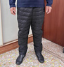 坦博爾內(nèi)穿羽絨褲防寒保暖居家男冬款厚款收腳長褲TA241015 黑色 175  曬單實(shí)拍圖