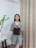 CALWAN KEODH水桶包包女包秋冬真皮手提大容量通勤斜挎送生日38女神節禮物 【酒咖色】輕奢時(shí)尚百搭簡(jiǎn)約三八3.8節送老婆媽媽 曬單實(shí)拍圖