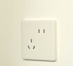 正泰（CHNT）開(kāi)關(guān)插座7M 家用86型五孔墻壁面板暗裝電源插座 電工推薦 優(yōu)雅白 斜五孔10A 曬單實(shí)拍圖