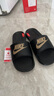 耐克男子緩震休閑一字拖秋季室內(nèi)拖鞋官方NIKE VICTORI CN9675 006黑/金屬色/黑 42.5 曬單實(shí)拍圖