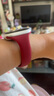 紐鯨 NEWTLE WHALE小蠻腰硅膠表帶適用于Apple watchS9/4/5/6/7/8/SE/Ultra蘋果手表iWatch細(xì)表帶男女款純色簡(jiǎn)約風(fēng) 酒紅色 44mm 曬單實(shí)拍圖