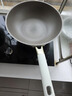 京東京造?有鈦炒鍋?不粘炒菜電磁爐燃氣灶平底【健康無(wú)涂層】白色?32cm 曬單實(shí)拍圖