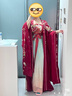 聽(tīng)月小筑【天香疊云】原創(chuàng  )女春夏唐制訶子裙國風(fēng)中式婚服改良漢服 全套四件套 現貨 M 曬單實(shí)拍圖