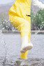 YogelTackle趕海連體褲兒童下水褲捉魚(yú)水衣玩水衣涉水服水褲水鞋一體玩沙水褲 曬單實(shí)拍圖