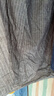無(wú)印良品（MUJI）女式 漢麻棉輕便長(cháng)裙 長(cháng)半身裙女裙子 25年夏季女裝 BE1VBC5S 灰色條紋 S （155/62A） 曬單實(shí)拍圖