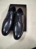 老爺車(chē)皮鞋男真皮高端男鞋100%頭層牛皮商務(wù)正裝系帶結婚鞋英倫風(fēng)德比鞋 63503黑色 41 曬單實(shí)拍圖