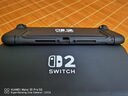 必極必特 適用switch2保護殼套oled可插底座分離式ns二代游戲機硬殼手柄防摔收納套配件包 2代【黑色】親膚手感-保護殼+收納包 曬單實(shí)拍圖