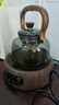 全度玻璃提梁壺家用小型電陶爐煮茶器燒水壺大容量保溫玻璃茶壺 提梁壺（煙灰色）+康米電陶 曬單實(shí)拍圖