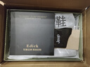 Edick意大利風(fēng)輕奢侈品牌男鞋子春夏季頭層牛皮運動(dòng)鞋透氣休閑跑步鞋男 黑灰【四季款】 44 曬單實(shí)拍圖