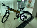 鳳凰折疊車(chē)山地車(chē)自行車(chē)成人男女款青少年超輕便攜變速鋁合金車(chē)載單車(chē) 鋁架折疊【競速軸承/超省力】亮白 26寸/27速【適合158-188cm】 曬單實(shí)拍圖