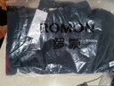 羅蒙（ROMON）夾克男士秋冬休閑潮流仿羊羔絨立領(lǐng)抓絨衣柔軟搖粒絨外套男灰AXL 曬單實(shí)拍圖